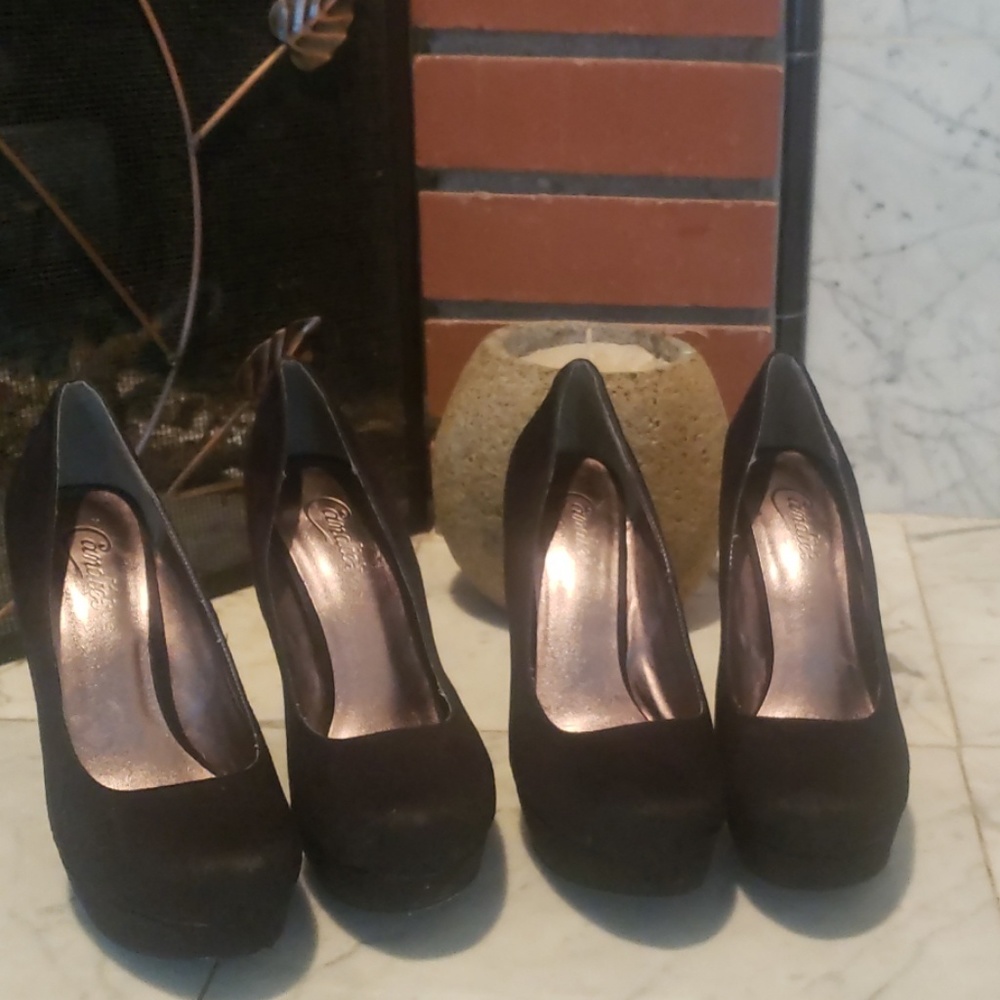 Black high heels